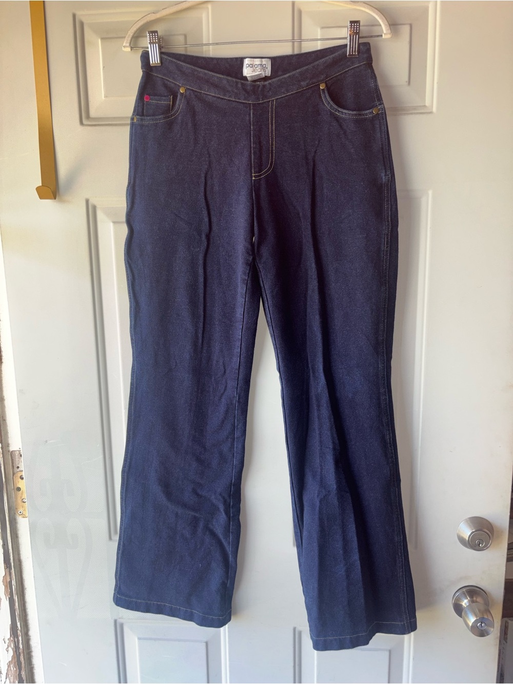 Pajama Jeans dark wash flare jeans size S